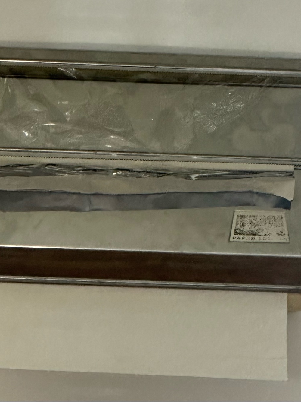 Stainless Steel Wall-Mount Tissue Dispenser - Silver